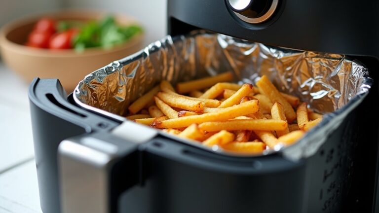aluminum foil in airfryer