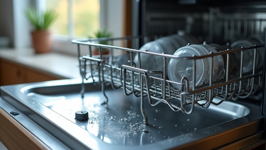 clean dishwasher filter monthly