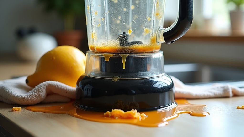 worn blender base seal